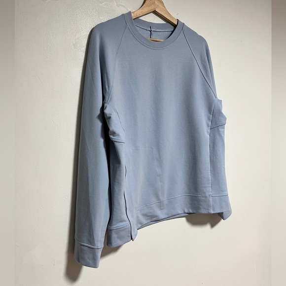 Lululemon Light Blue Crewneck Sweatshirt with Minimal Branding - Picture 10 of 11